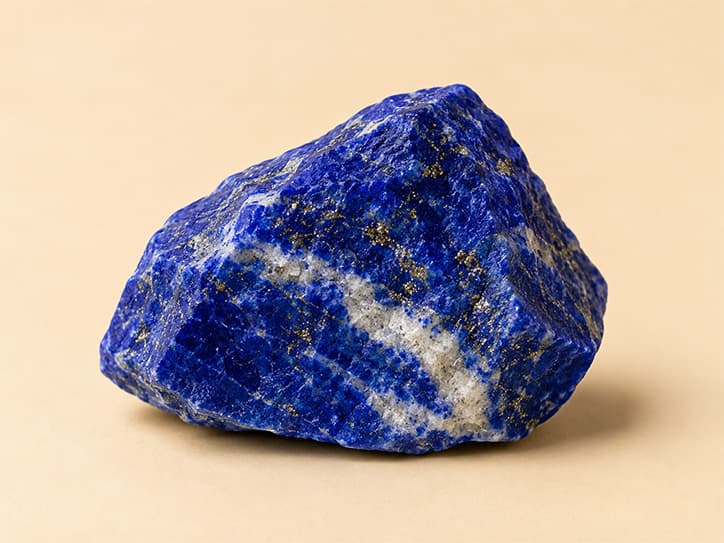 Voorbeeldfoto van Lapis Lazuli met diepblauwe kleur