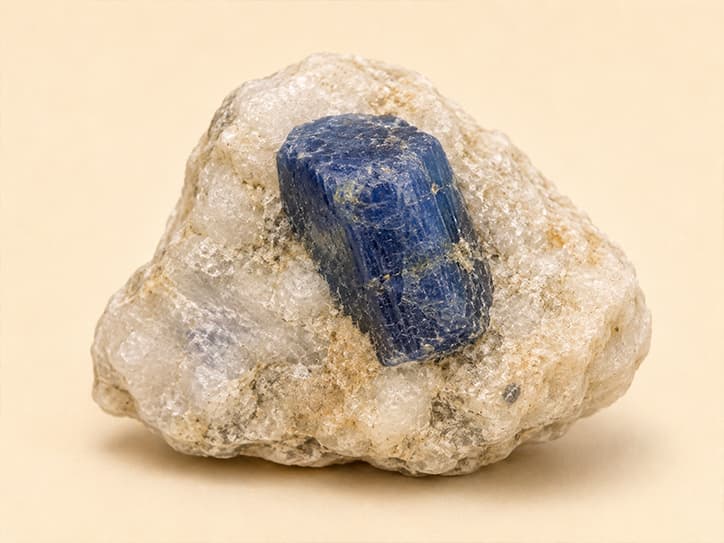 Voorbeeldfoto van saffier met diepblauwe kleur