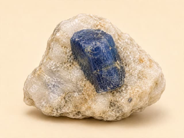 Voorbeeldfoto van saffier met diepblauwe kleur