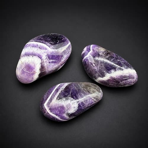 Chevron Amethist Set van 3