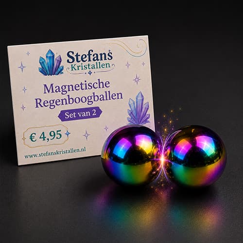 Magnetische Regenboogballen Set van 2