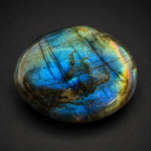 Labradoriet met blauwe glans