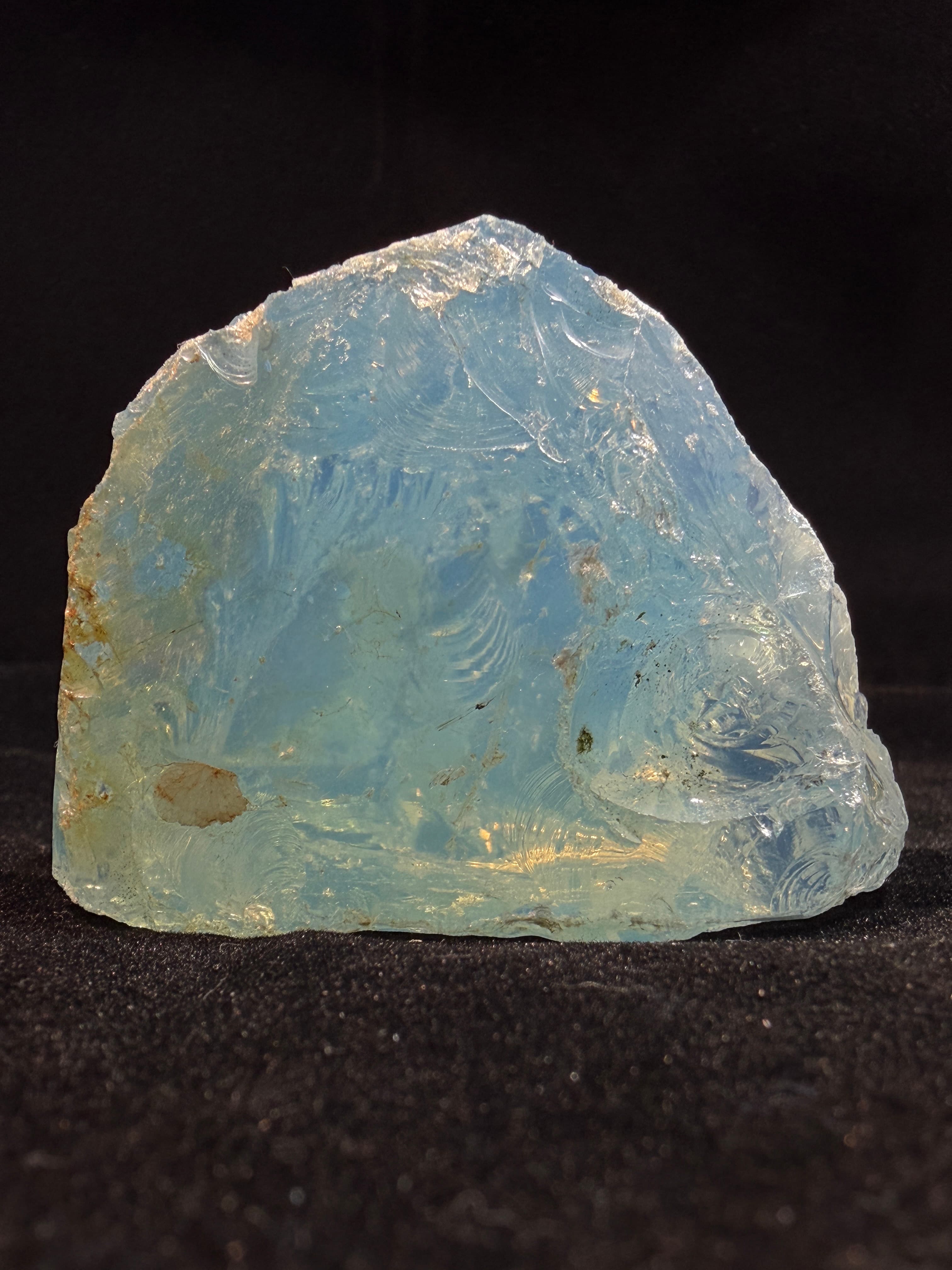 Ruwe Opaline – Blauw Decoratiestuk